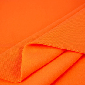 D-67 DEEP ORANGE - silná teplákovina počesaná D300