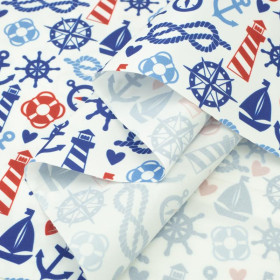 PORTOWY MIX - rychleschnoucí tkanina