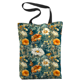 Butterfly & Flowers wz.1 - tkanina bawełniana