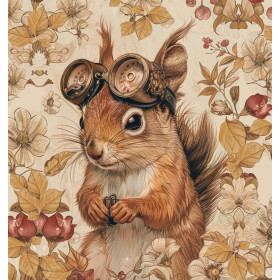 SQUIRREL STEAMPUNK FOREST - PANORAMICKÝ PANEL 60cm