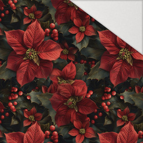 WINTER FLOWERS WZ.18 - Hydrofobní česaná teplákovina