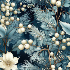 WINTER FLOWERS WZ.2 - single jersey 