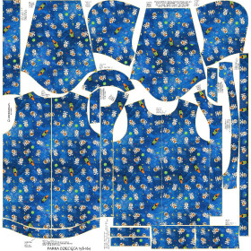 DĚTSKÁ BUNDA PARKA (ARIEL) - ZVÍŘATA VE VESMÍRU vz. 2 - softshell