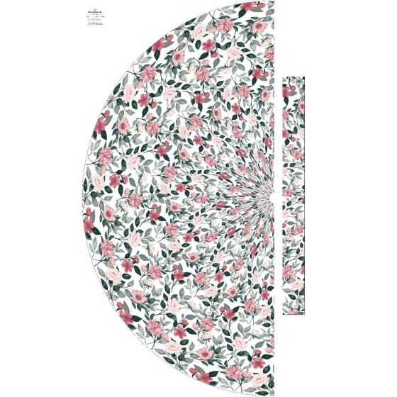 BEAUTIFUL FLOWERS - panel kalhot "MAXI"