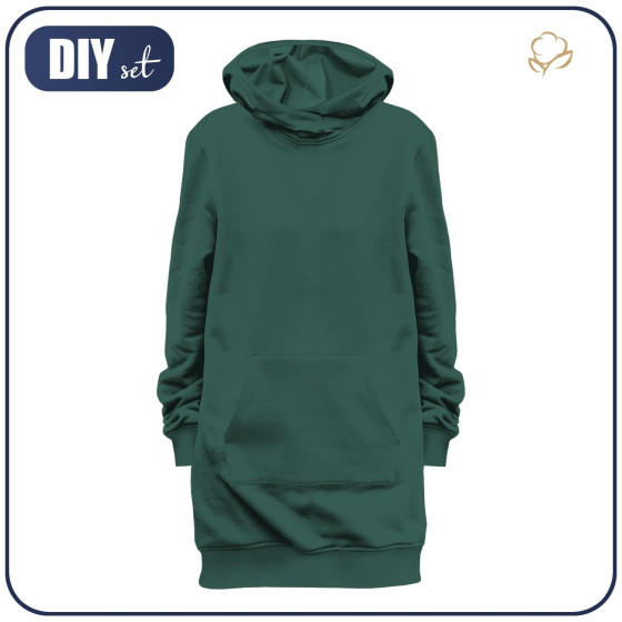 DIY Set - Klokaní mikina (LUXA) / lahvově zelený