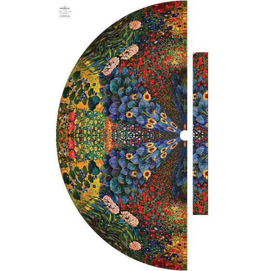 FARM GARDEN WITH SUNFLOWERS (Gustav Klimt) - panel kalhot "MAXI"
