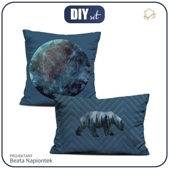 OZDOBNÉ POLŠTÁŘE - GALAXY / navy