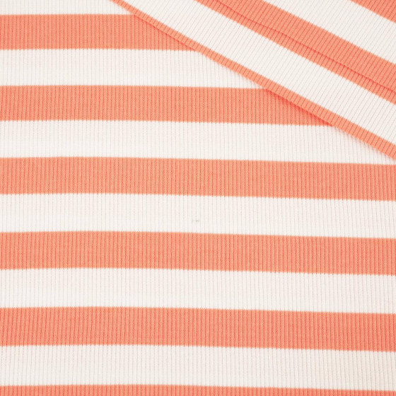 PRUŽKY / D-172 PEACH FUZZ - Pletenina žebrovaná