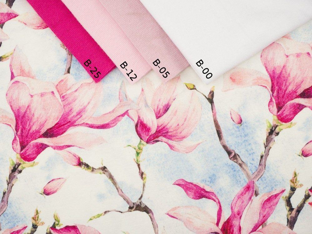 MAGNOLIAS - Viscose jersey WE210