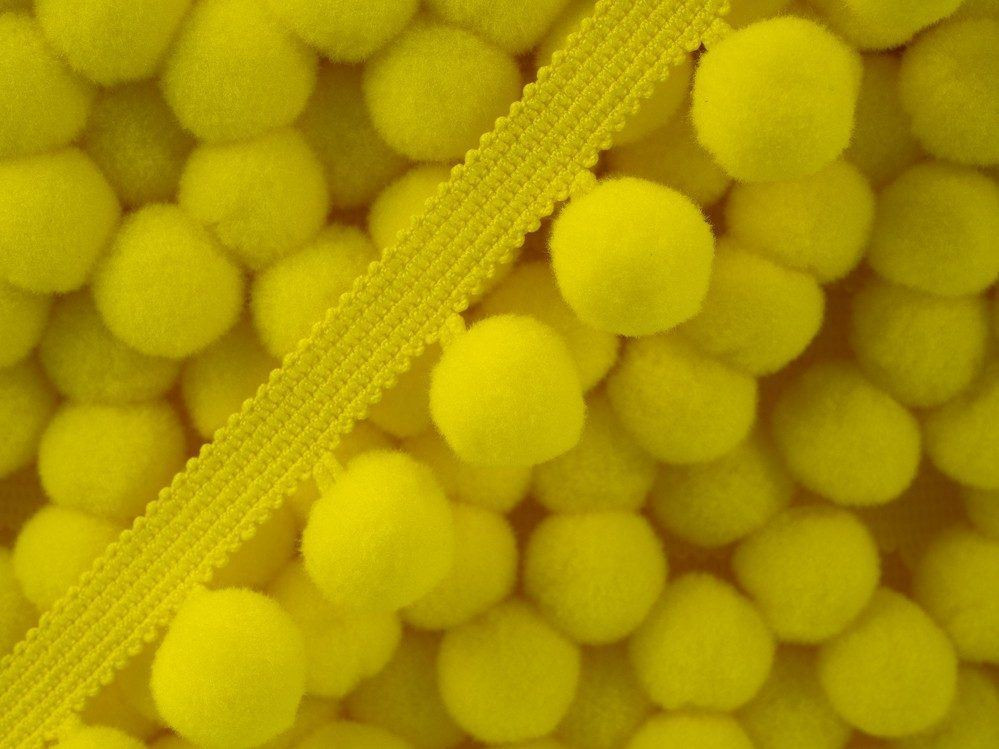 Pom Pom Trim PA40 - YELOW