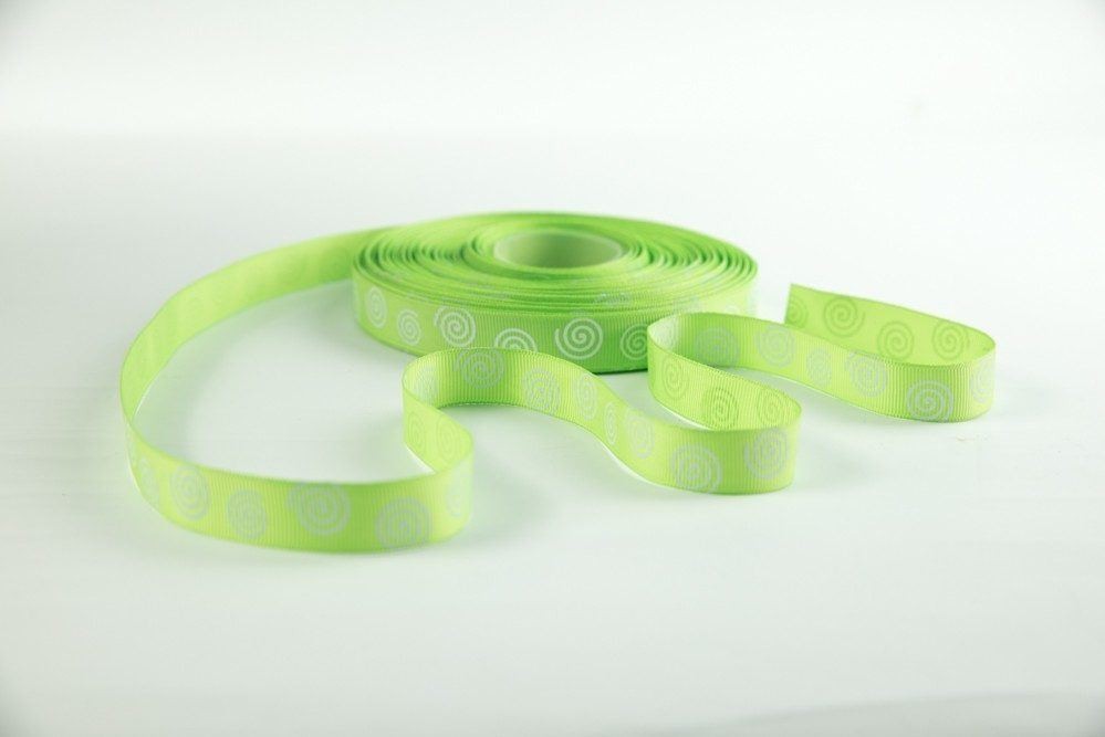 Grosgrain with spirals 15mm