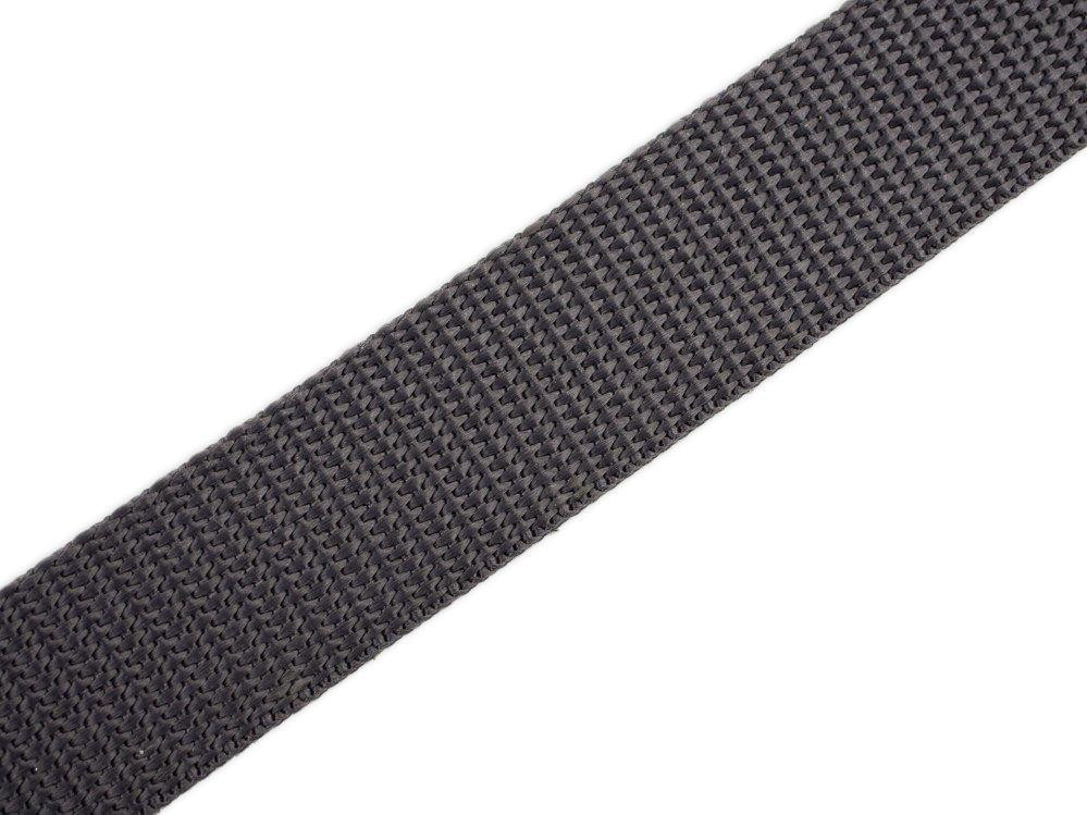 Webbing tape -  dark grey / Choice of sizes