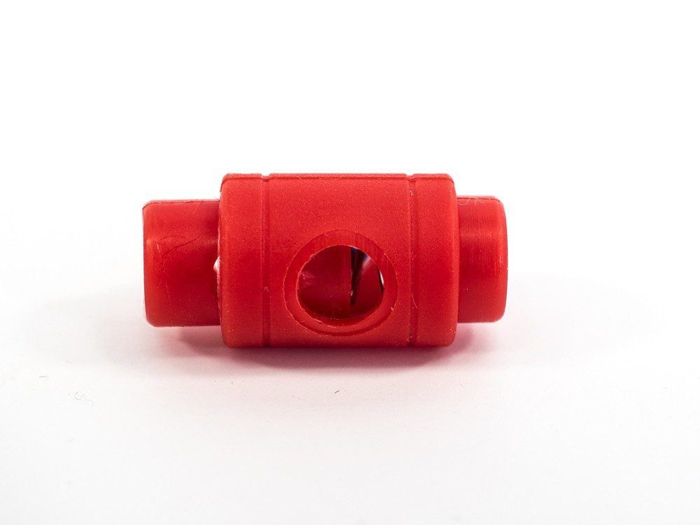Cord Lock Stopper Toggles decorative 15x10mm - ROT