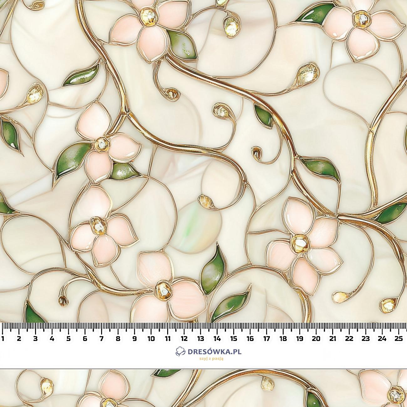 STAINED GLASS WZ. 18 - Cotton woven fabric