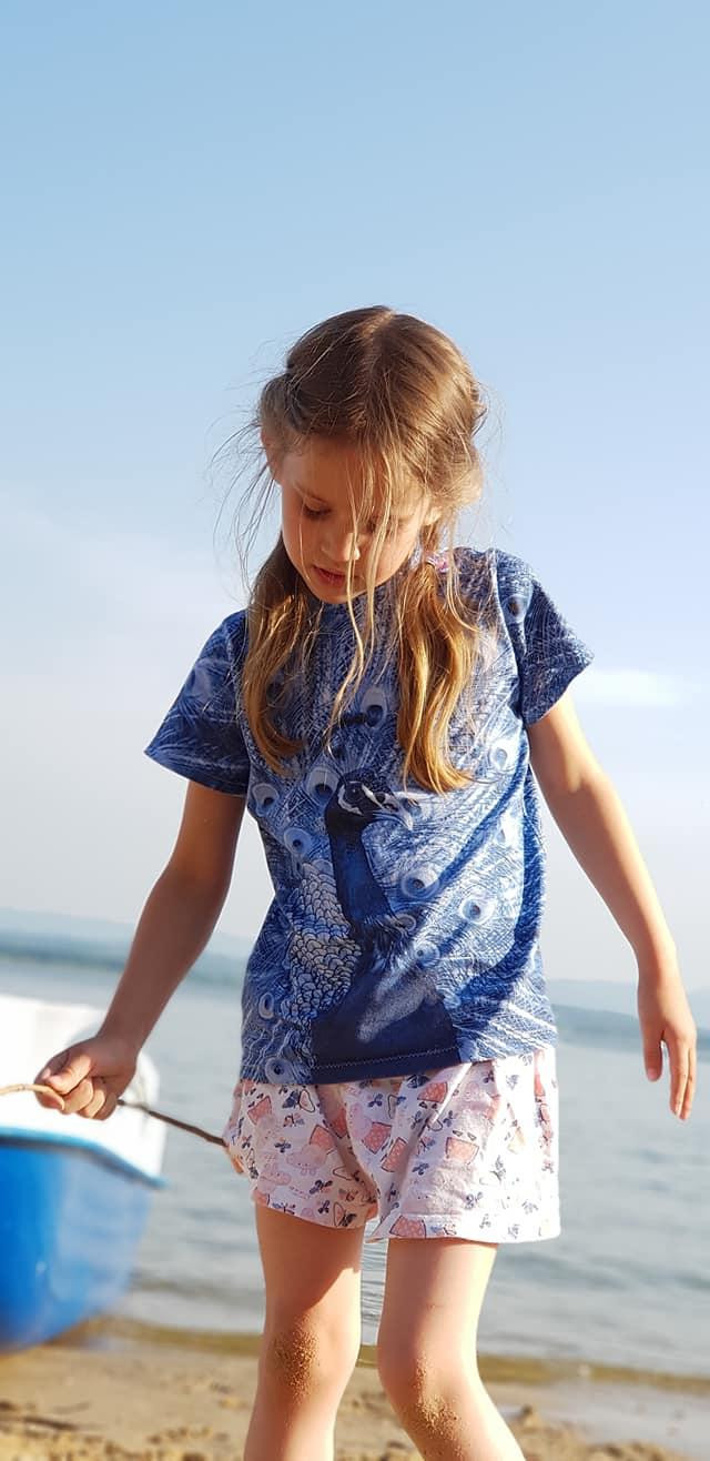 KID’S T-SHIRT - IN THE SEA / white - single jersey