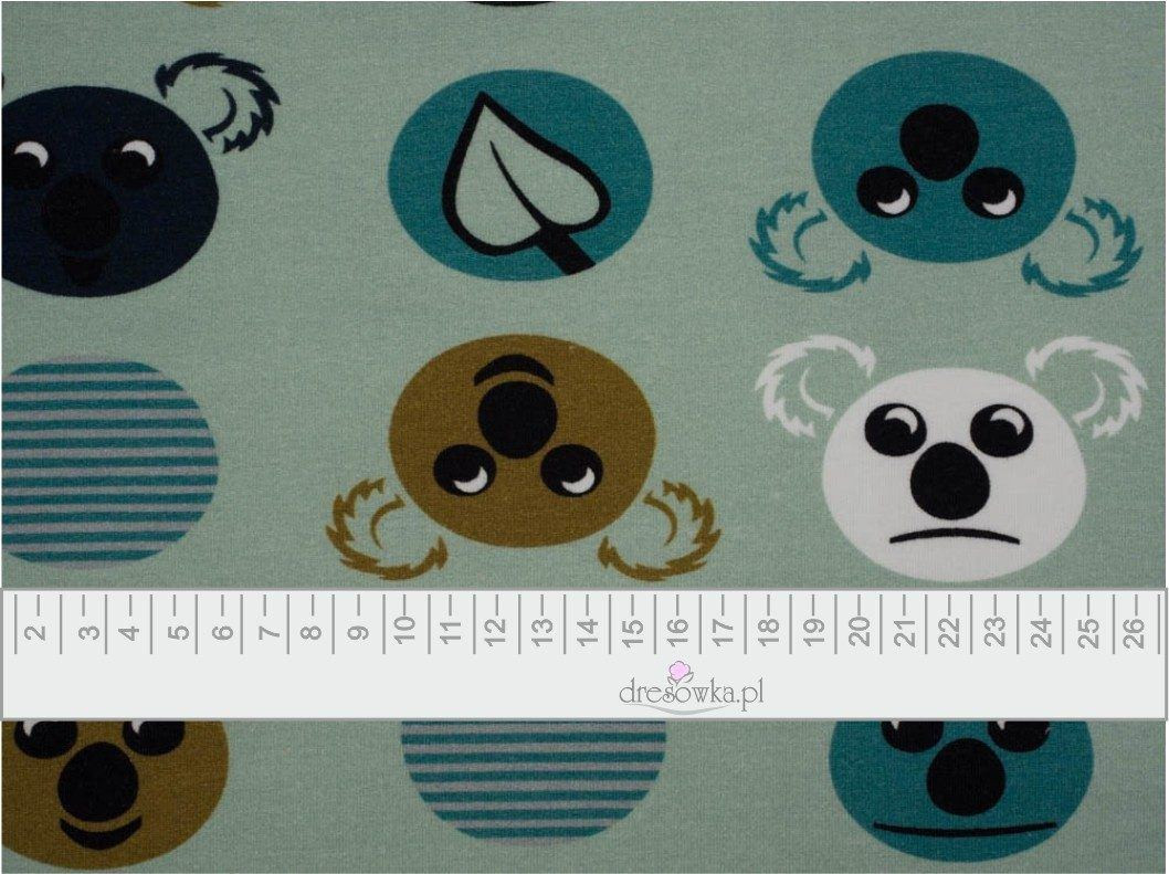 KOALA / mint - Viscose jersey WE210