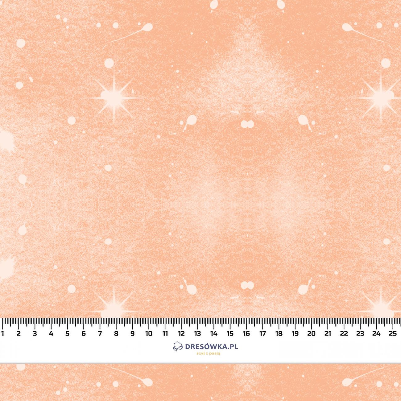 GALAXY / peach fuzz - Cotton woven fabric