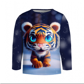 Longsleeve  (98/104) - ANIMATED JUNIOR TIGER - sewing set