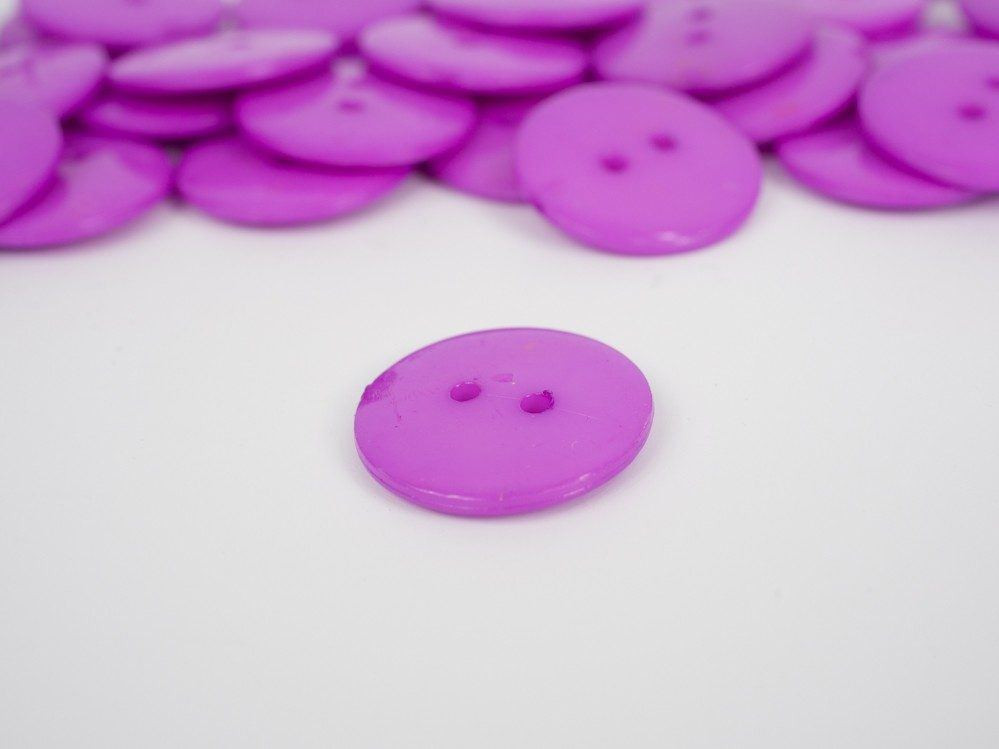 Kids button round 17,5 mm Purple