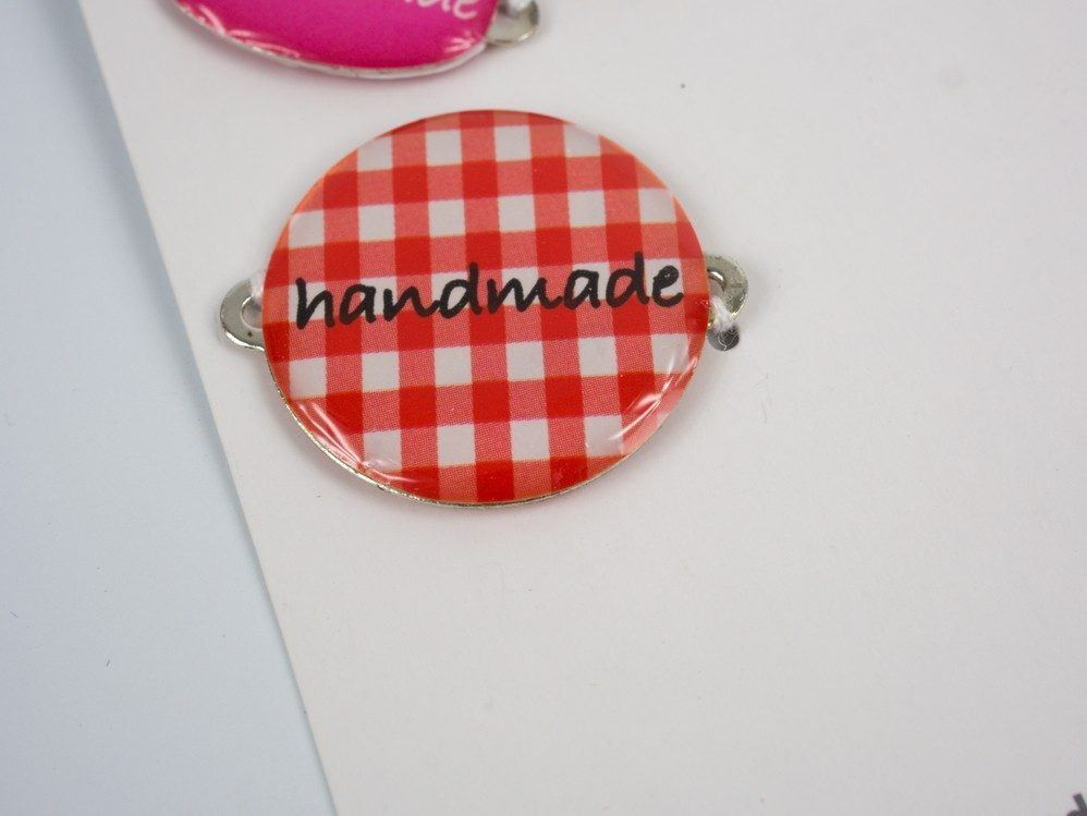 Handmade pins sew-on  PRYM Series red