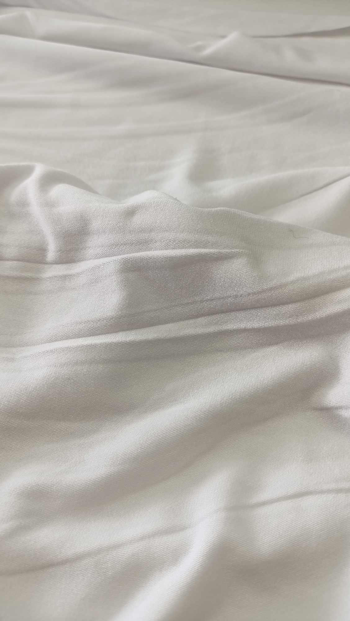 White - Bamboo Single Jersey with elastan 230g