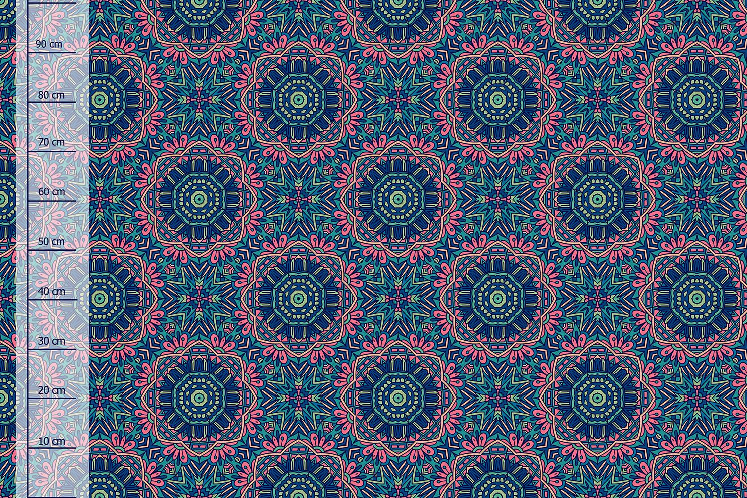 COLORFUL MANDALA pat. 4 - Crepe