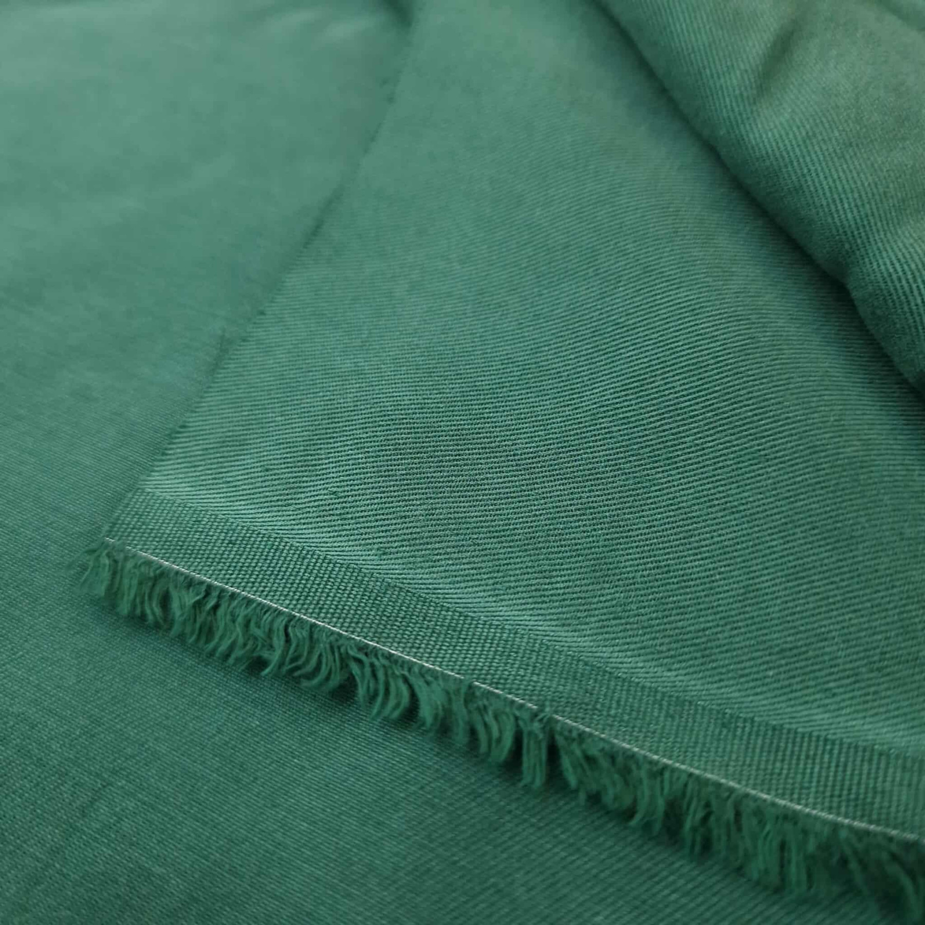 bottle green - Tencel woven fabric