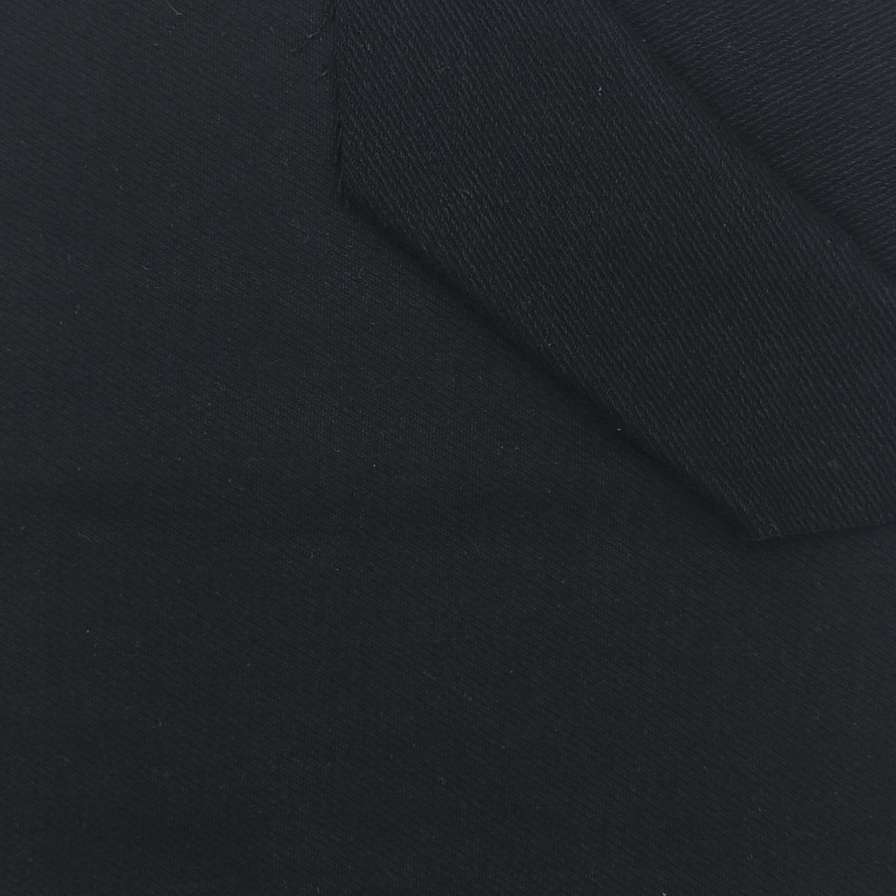 French terry TWILL / HEAVY 450g - BLACK