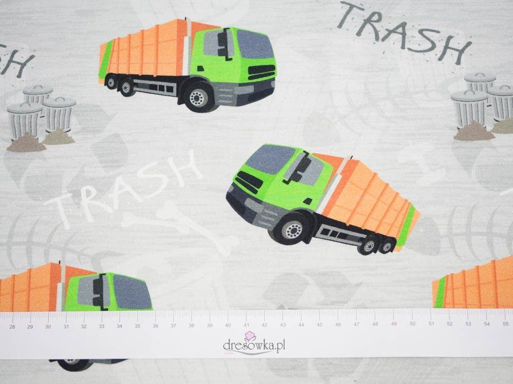 GARBAGE TRUCK - single jersey with elastane TE210