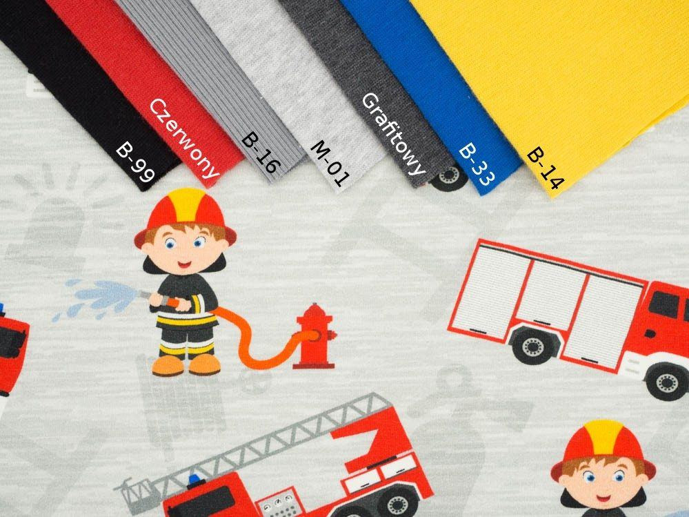 FIRE BRIGADE / ladder - single jersey with elastane TE210