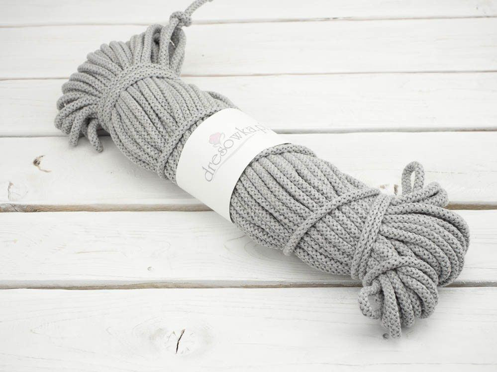 Strings cotton hank 8mm - LIGHT GREY