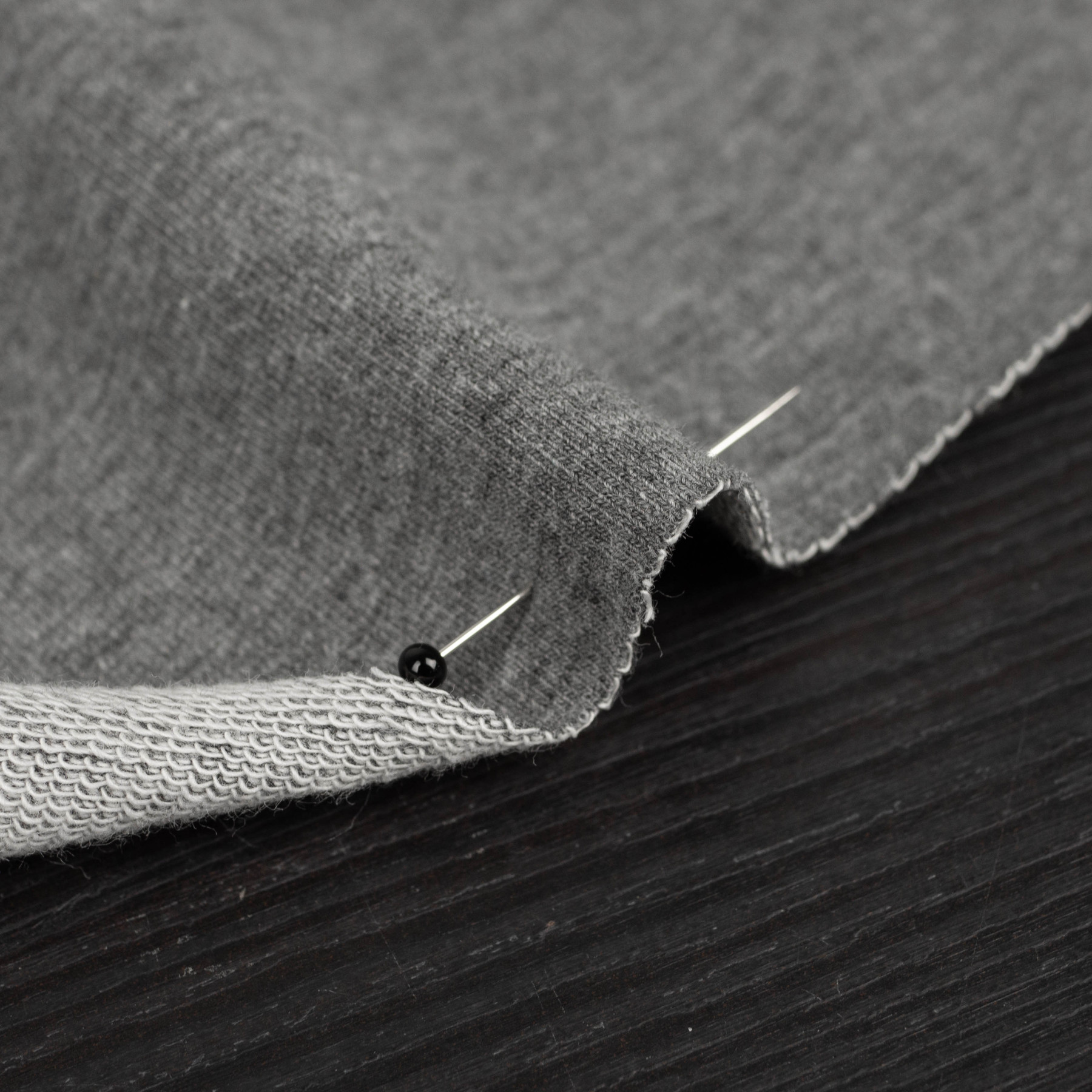 CONSTELLATIONS pat. 2 (GALACTIC ANIMALS) / öko melange - looped knit fabric
