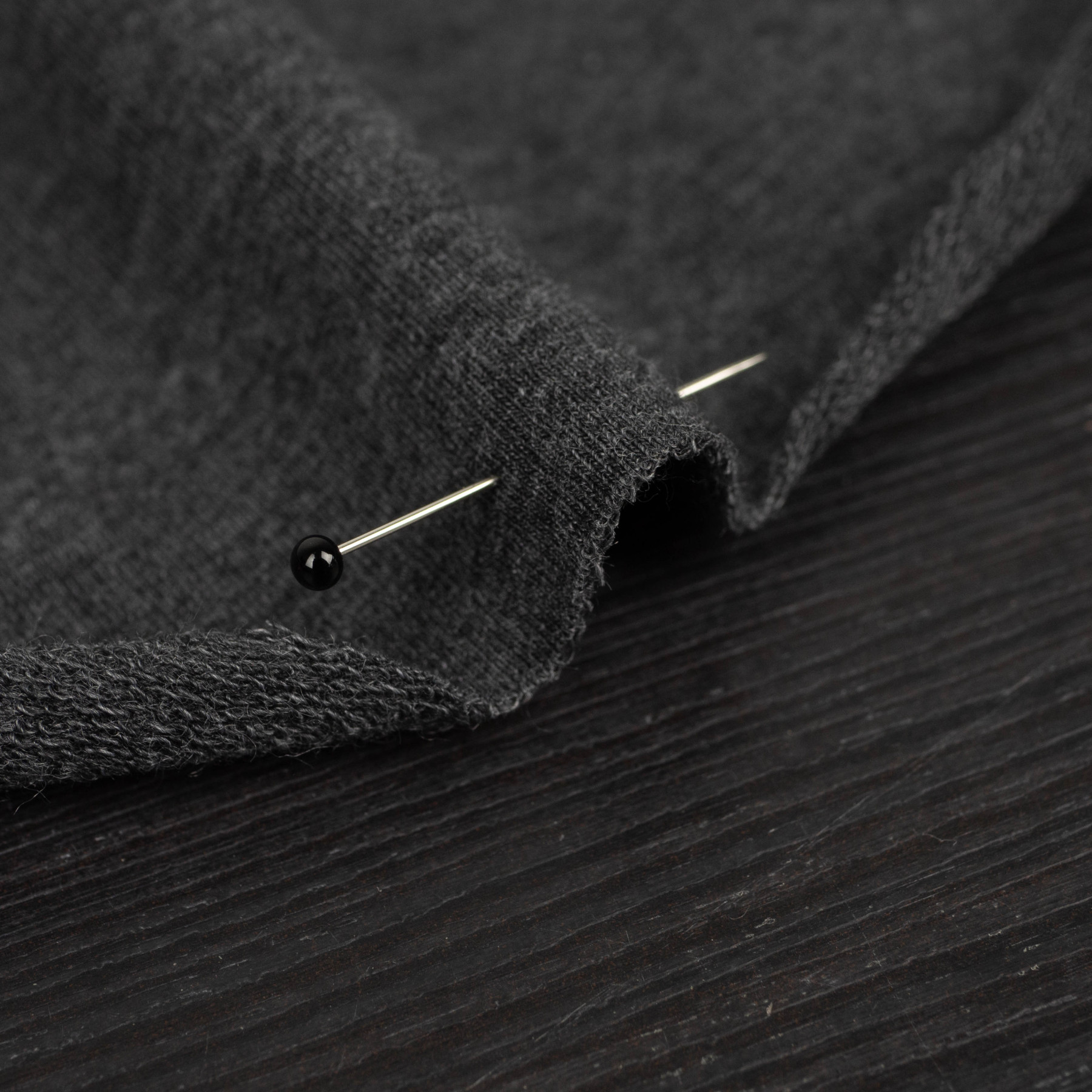 STORMTROOPERS (MINIMAL) / graphite - looped knit fabric