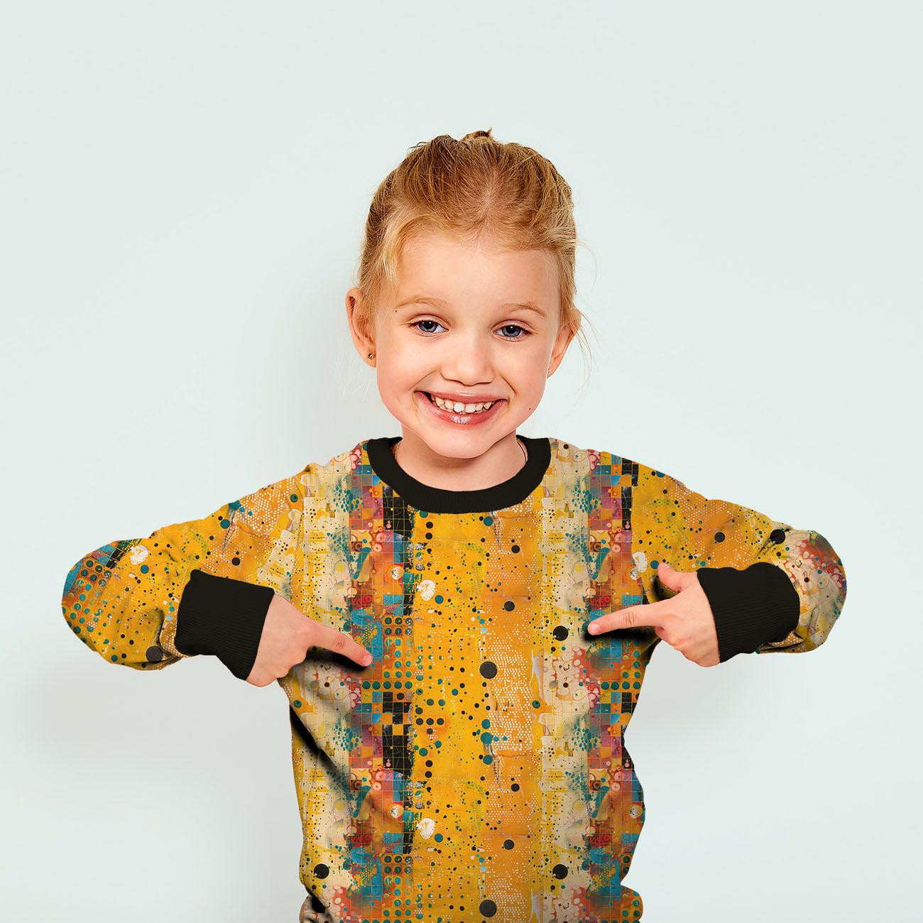 ABSTRACTION WZ.24 - Hydrophobic brushed knit