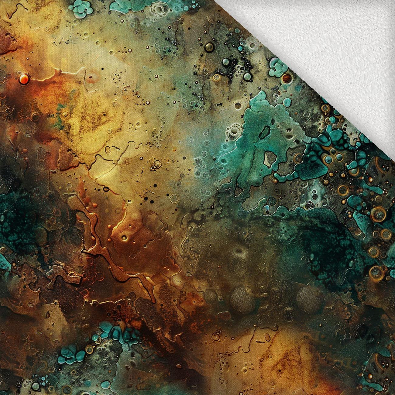 alcohol ink wz.8 - Woven Fabric for tablecloths