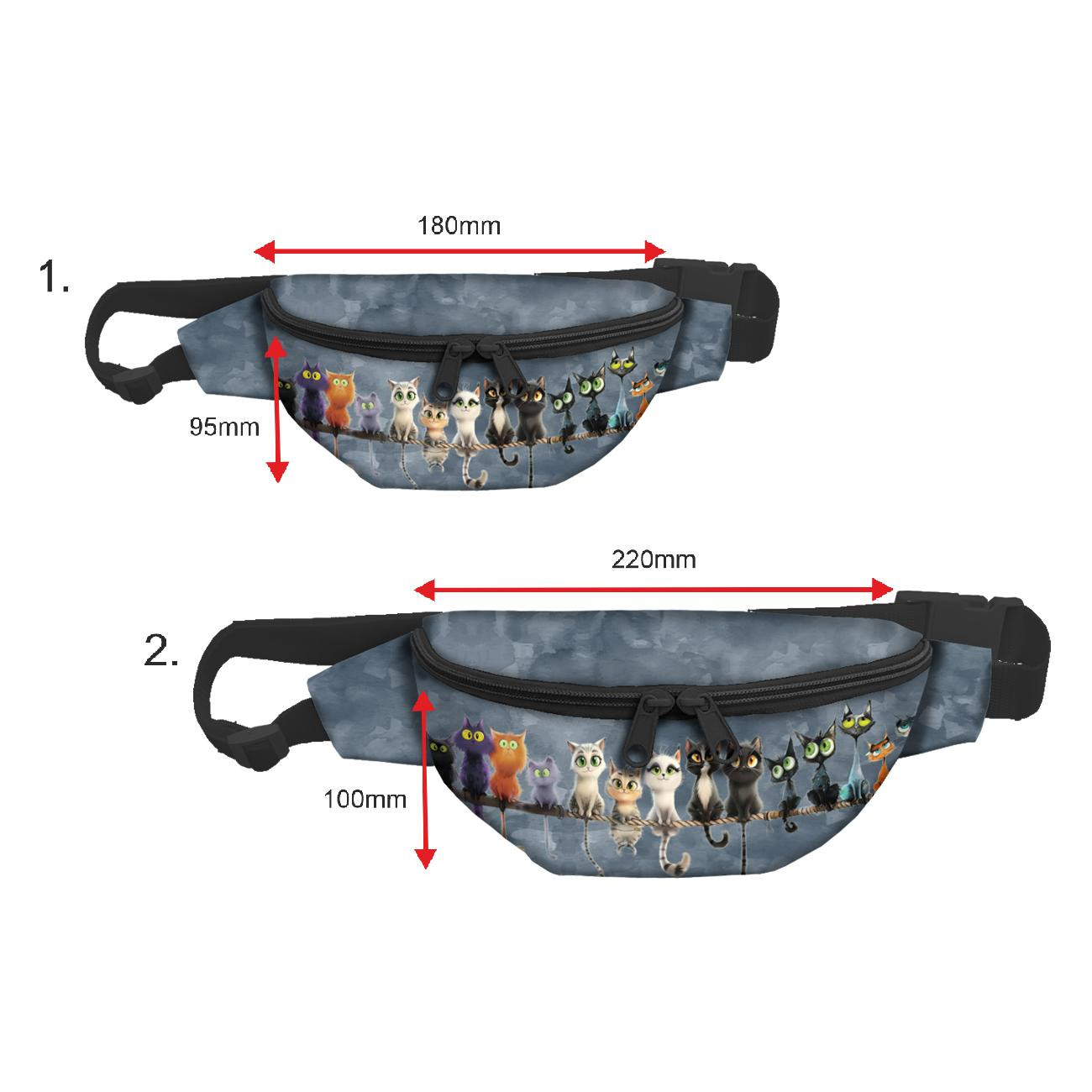 HIP BAG - ANIMALS WZ.12/ Choice of sizes