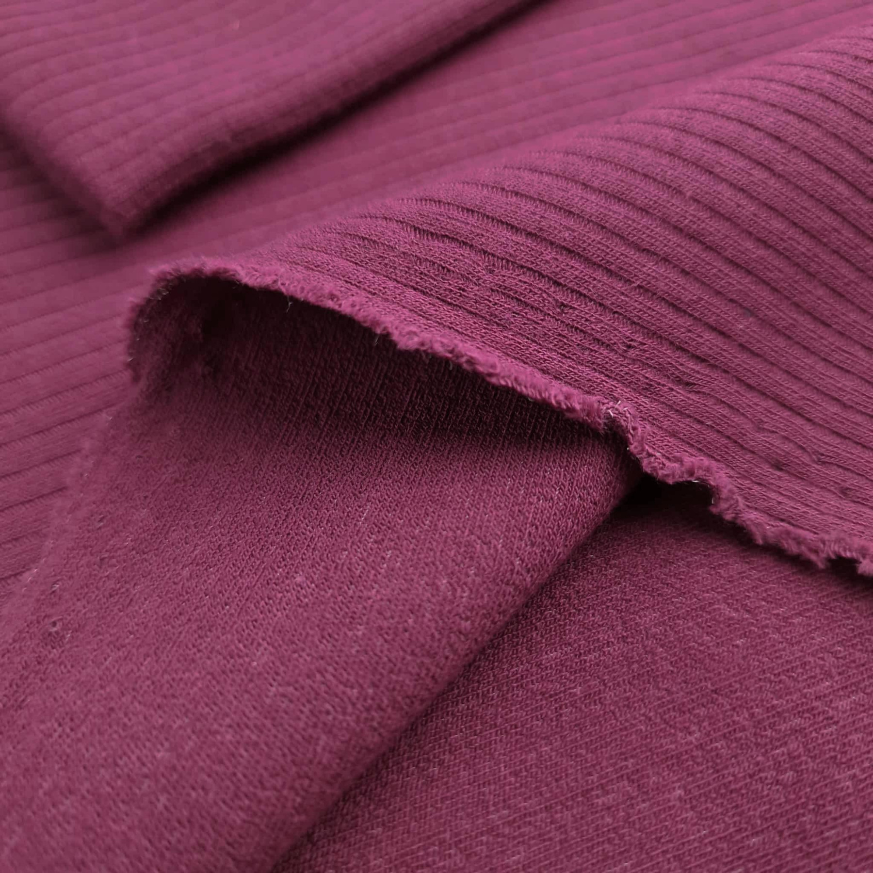 Ribbed Knit HARMONIA 4x2 - AUBERGINE (D-215)