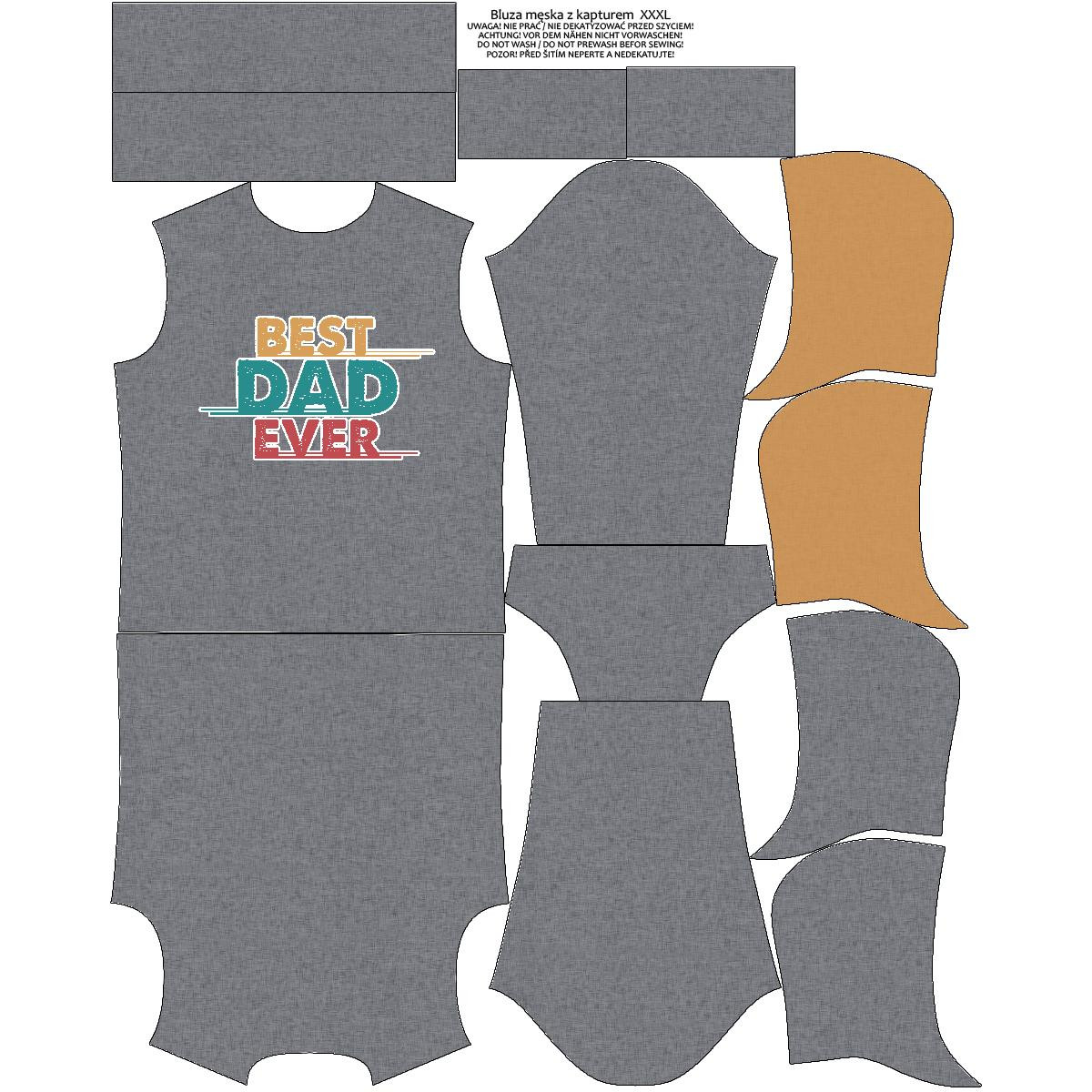 MEN’S HOODIE (COLORADO) - BEST DAD EVER - sewing set 