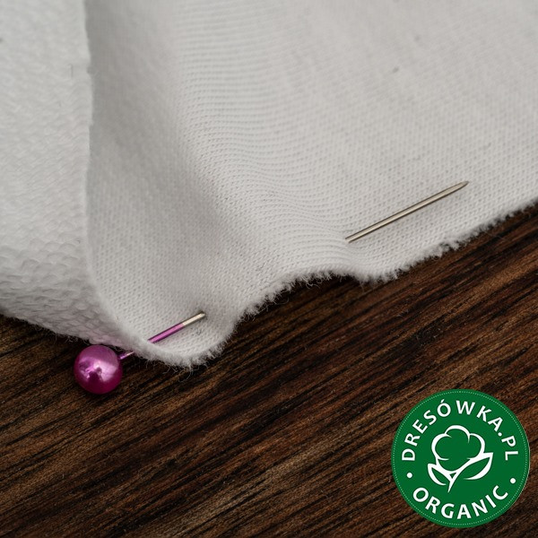 PIXELS pat. 2 / pink - looped knit fabric