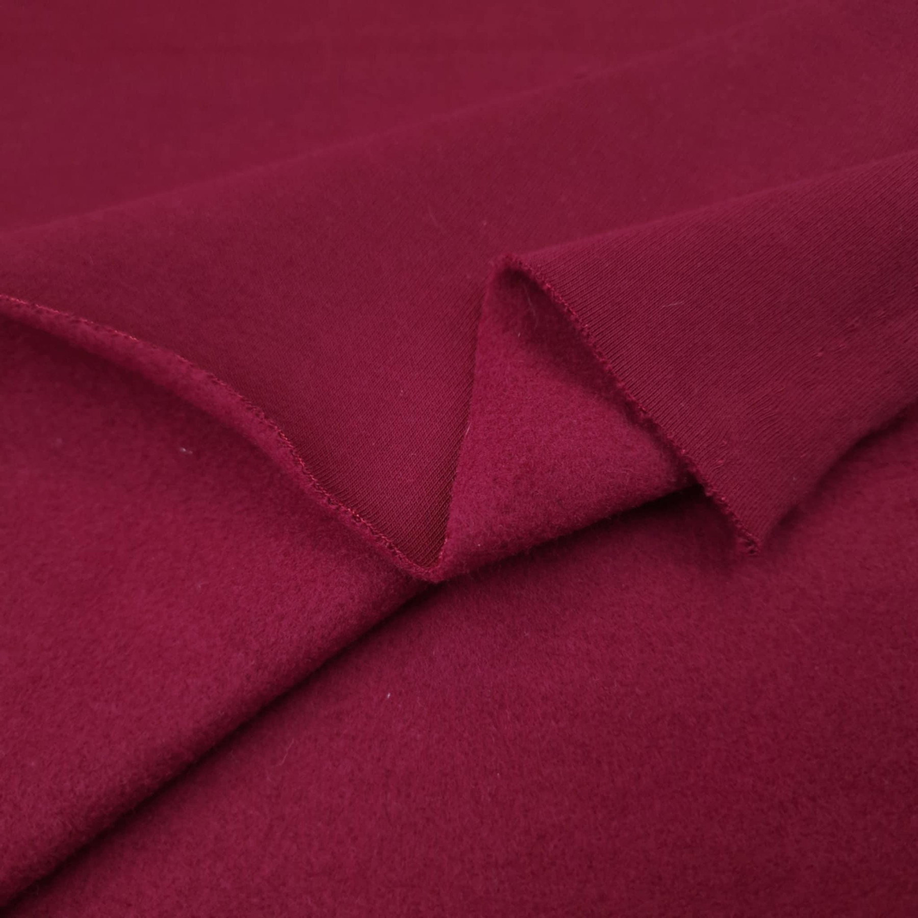 Thick brushed sweatshirt D300 - MAROON (D-31)