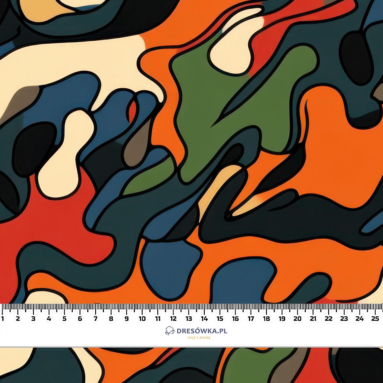 CAMO MORO WZ.5 - Viscose jersey