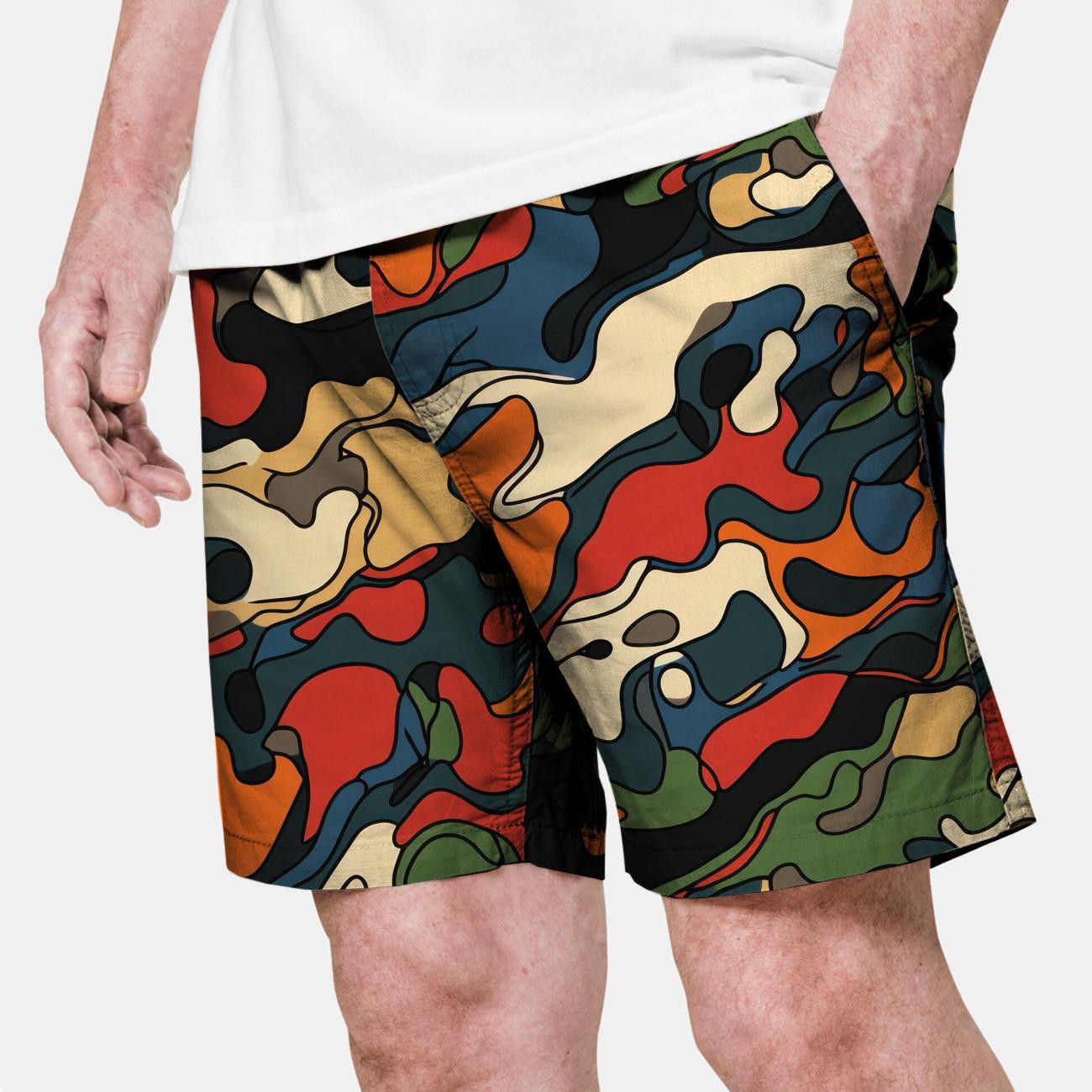 CAMO MORO WZ.5 - Viscose jersey