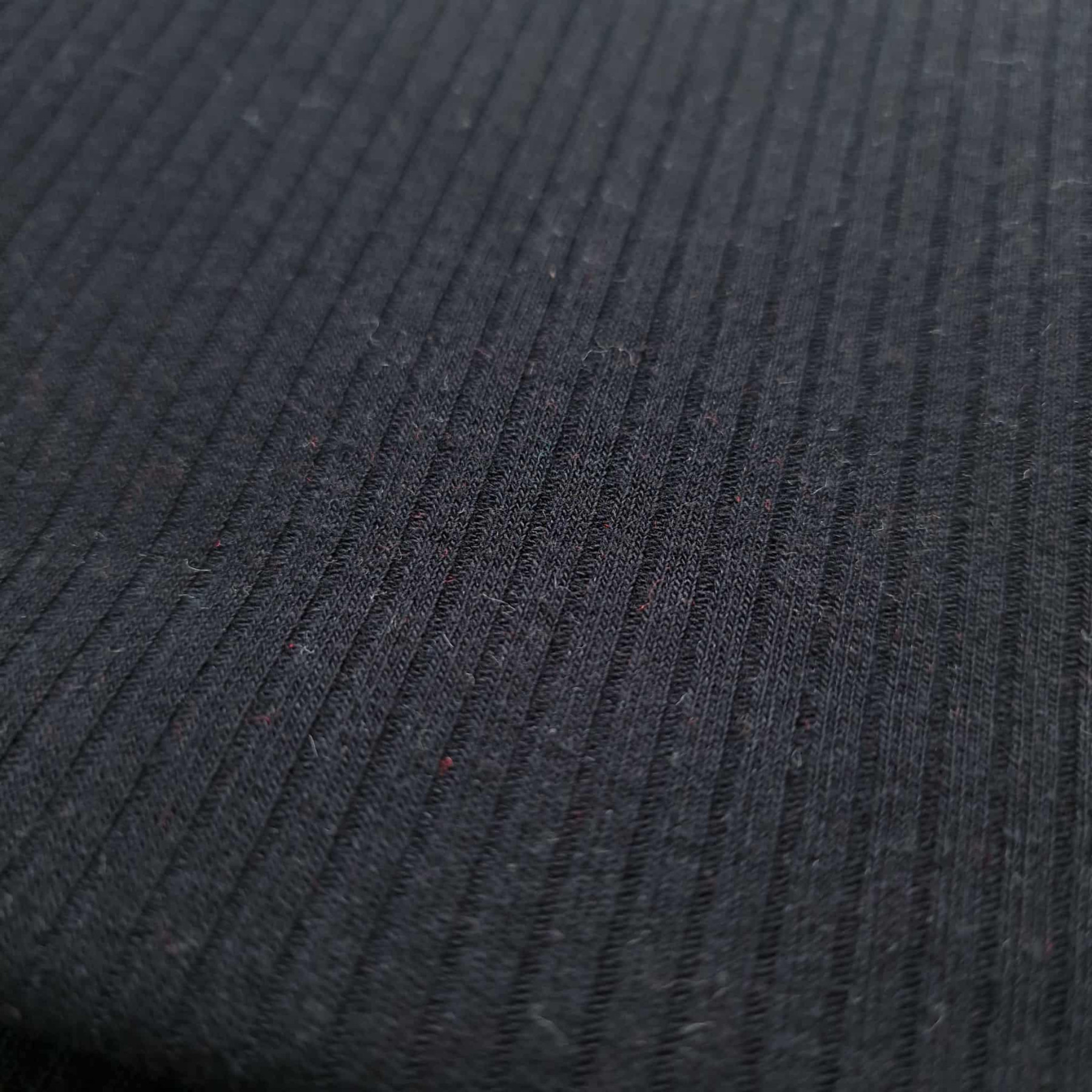 Ribbed Knit HARMONIA 4x2 - BLACK  (D-16)
