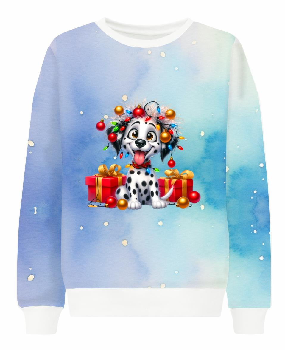 Christmas animal (BACKGROUND) - Cotton woven fabric