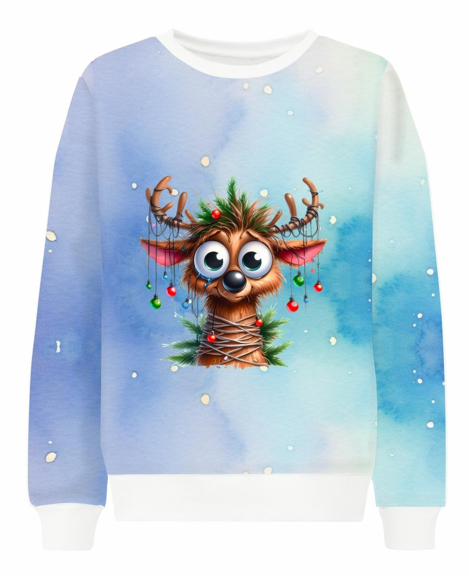 Christmas animal (BACKGROUND) - Cotton woven fabric