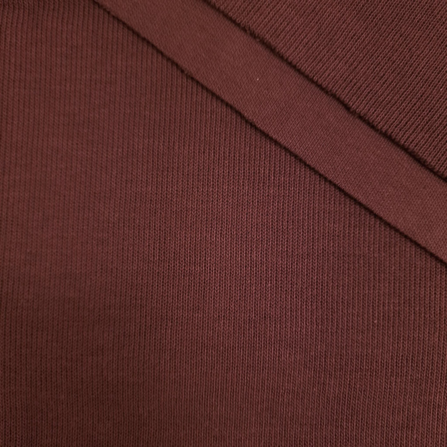 Exclusive Sweater-Knit Sweatshirt Fabric "Margot" - CHOCOLATE (D-245)