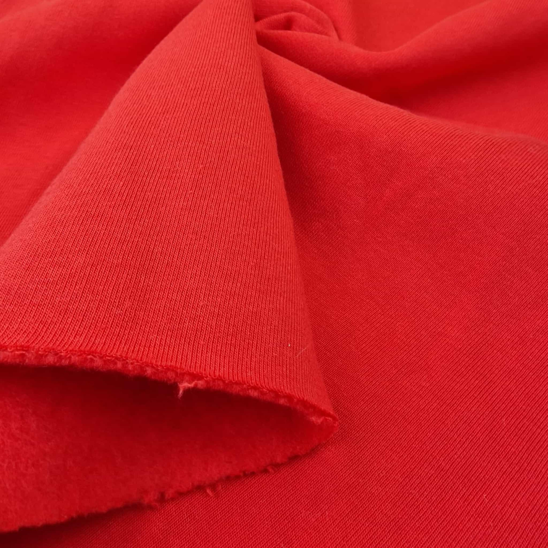 Thick brushed sweatshirt D300 - RED (D-18)