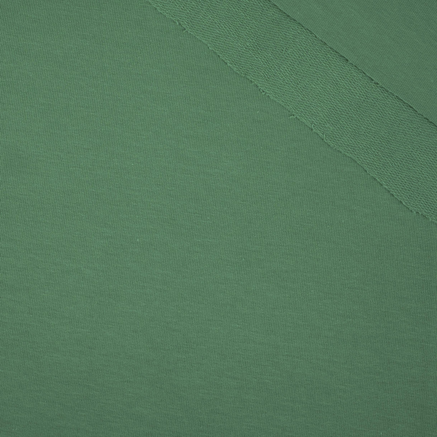 D-068 DARK GREEN- looped knitwear with elastan 
