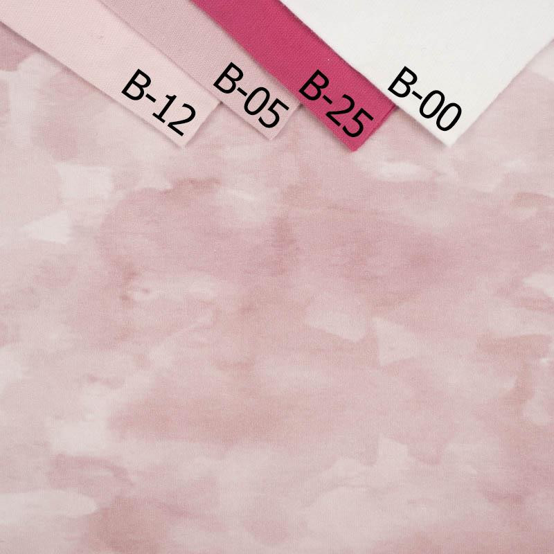 CAMOUFLAGE pat. 2 / rose quartz - looped knit fabric