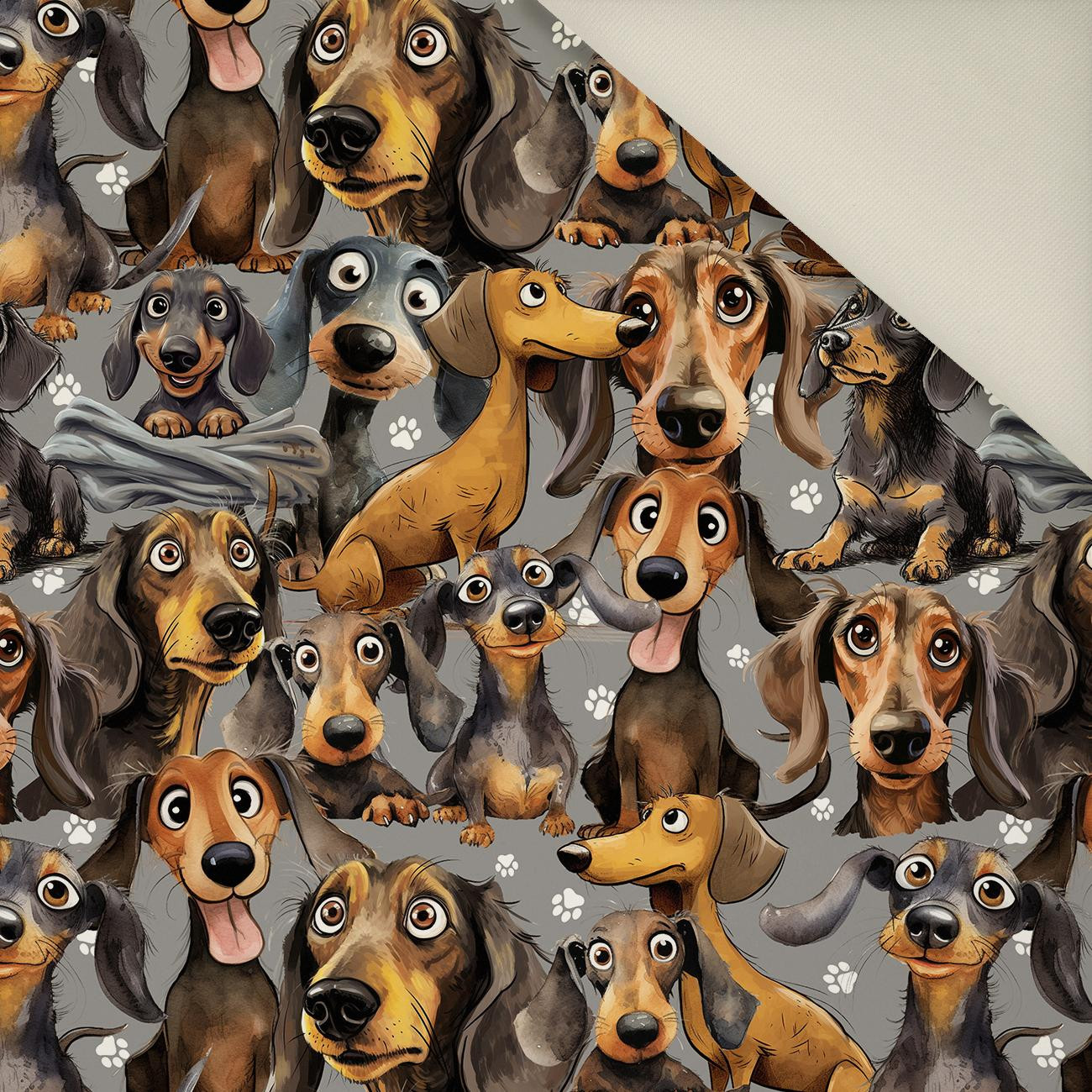 DOGS PAT. 1- Upholstery velour 